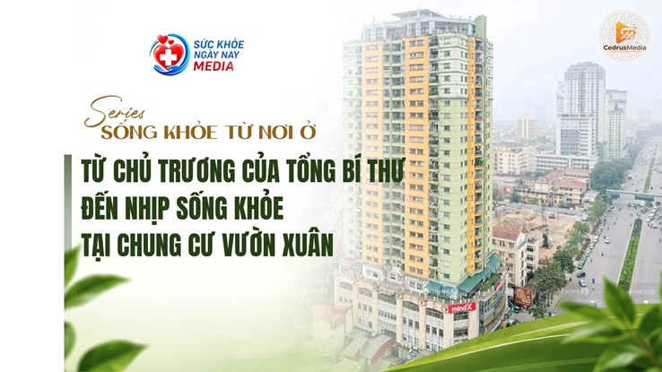 Chung cư Vườn Xuân lan tỏa lối sống khỏe từ những điều bình dị